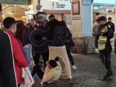 A las piรฑas y mordidas en pleno centro