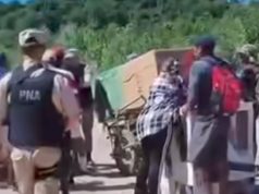 Violento cruce entre bagayeros y Prefectura en Aguas Blancas