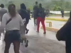 Caos en Aguas Blancas: Corridas y desorden en el puente internacional
