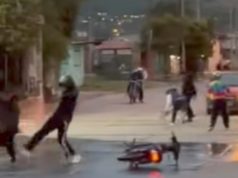 Reconoció su moto robada, lo golpearon y aun así logró recuperarla