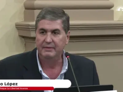 Sergio López, diputado libertario, generó polémica en la Legislatura: “El 3% es un regalo”