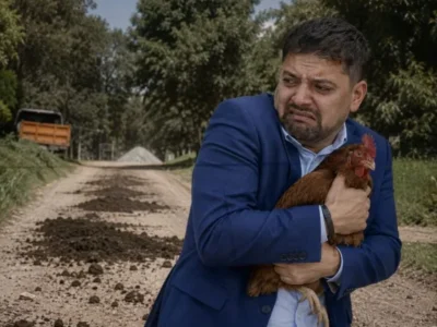Escándalo en Campo Quijano por un camión que habría desparramado guano y desató la bronca vecinal