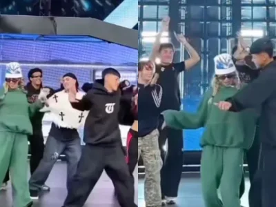 Furor por Tini Stoessel en Salta: invitó a bailar a un fan en plena prueba de sonido y el video estalló en las redes