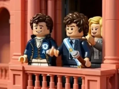 Javier Milei publicó un video estilo Lego por el 25 de Mayo junto a Manuel Belgrano