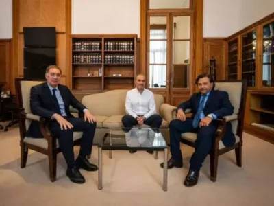 Cumbre en Casa Rosada: Gustavo Sáenz se reunió con Santilli y Lule Menem para destrabar obras e infraestructura para Salta