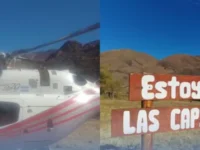 Milagroso rescate en Salta: usaron un helicóptero para salvar a un hombre de 90 años en los cerros