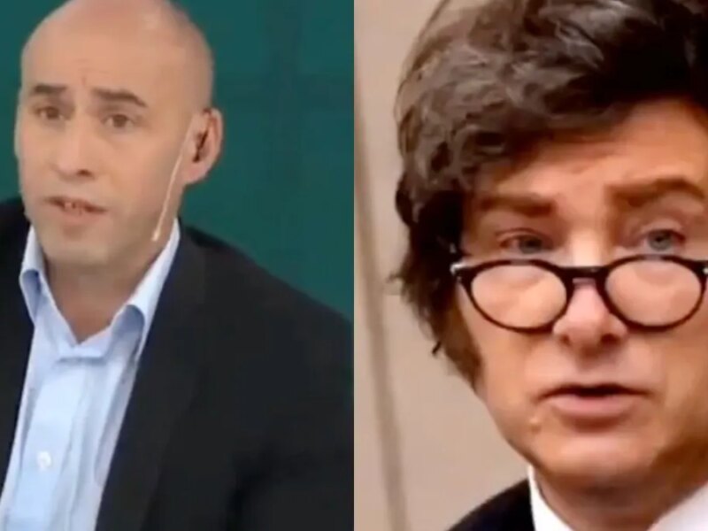 Furioso, Javier Milei llamó en vivo y a los gritos Esteban Trebucq: «Ni en pedo se va Manuel Adorni»
