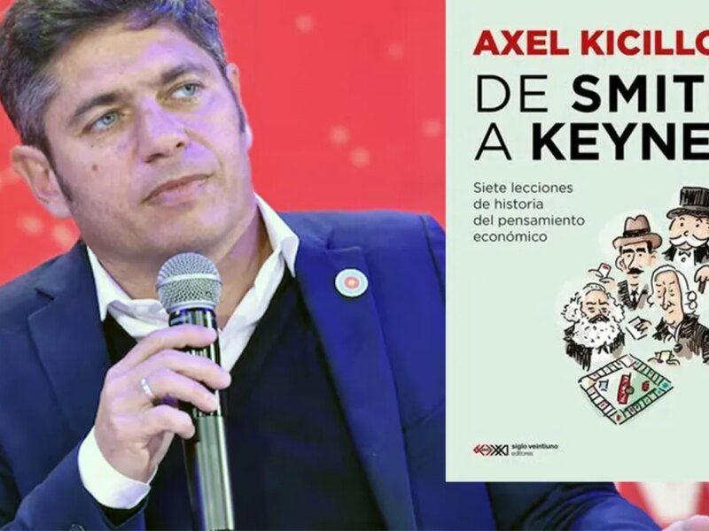 Axel Kicillof presenta «De Smith a Keynes», su nuevo libro en la Feria del Libro