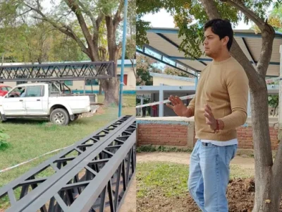 Con apoyo de Gustavo Sáenz, Franco Hernández Berni anunció una obra esperada en una escuela de Tartagal