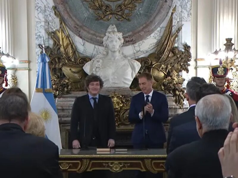 Bromas y definiciones: Lautaro Maislin de C5N mostró lo que no se vio de la asunción de Diego Santilli