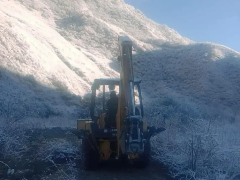 La nieve volvió a pintar de blanco dos localidades salteñas y dejó postales únicas