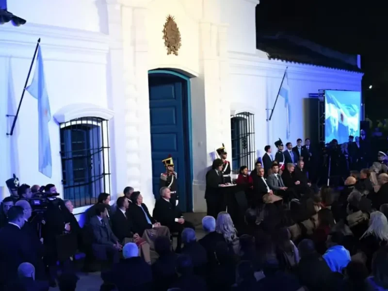 Gustavo Sáenz reafirmó junto a Milei su compromiso por una Argentina «más justa y verdaderamente federal»
