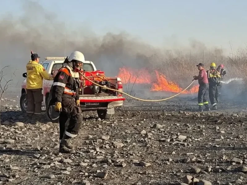 Alerta por incendios en Salta: combaten focos activos en San Luis y barrio San Carlos