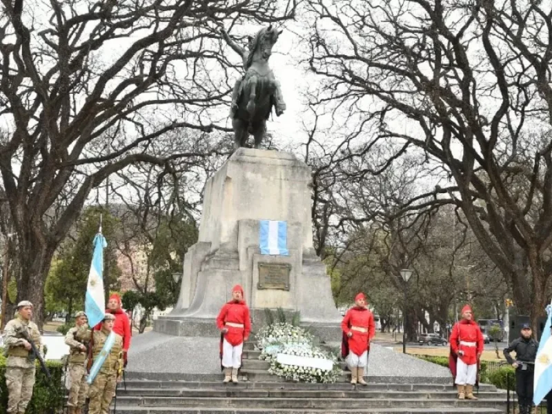 A 176 años de su muerte, Salta recordó a San Martín con un acto central y un fuerte mensaje político por la soberanía