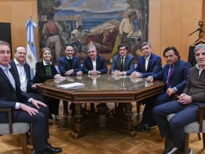 Santilli y Caputo recibieron a gobernadores del Norte Grande para avanzar en el régimen de zona cálida