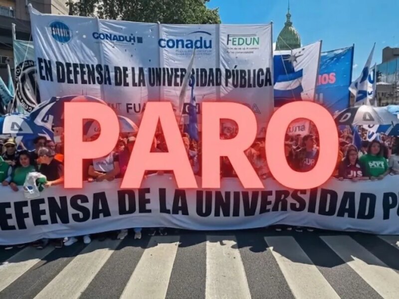 Docentes universitarios confirmaron 48 horas de paro en todo el país