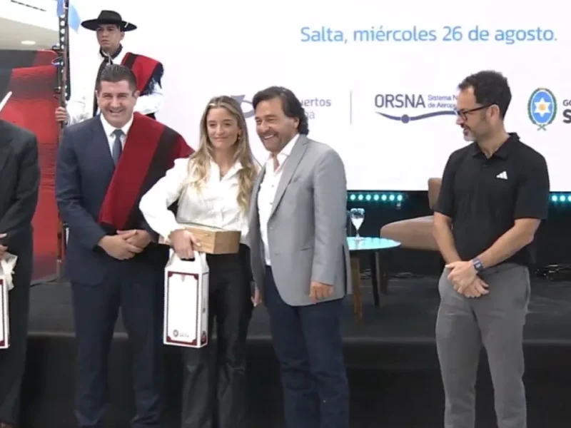 Gustavo Sáenz destacó la magnitud de la obra del aeropuerto y anticipó nuevas conexiones