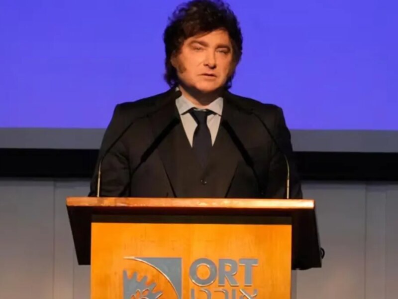 Denuncian penalmente a Milei por su charla en la ORT: lo acusan de proselitismo e incitación al odio político