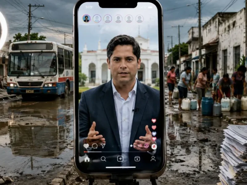 Tartagal, ese municipio virtual: la ciudad hace agua, pero en las redes todo está seco