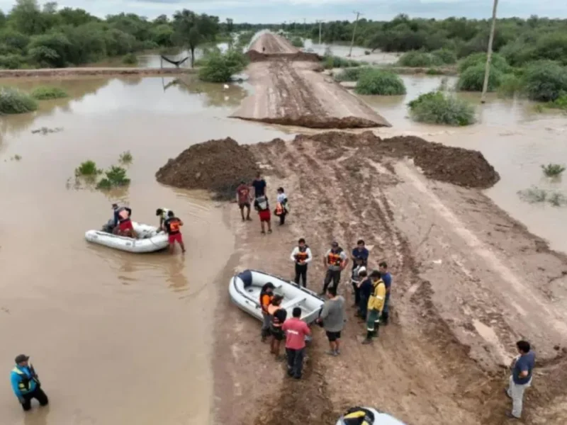 Crece el río en el norte de Salta y aumenta la preocupación en Santa Victoria Este