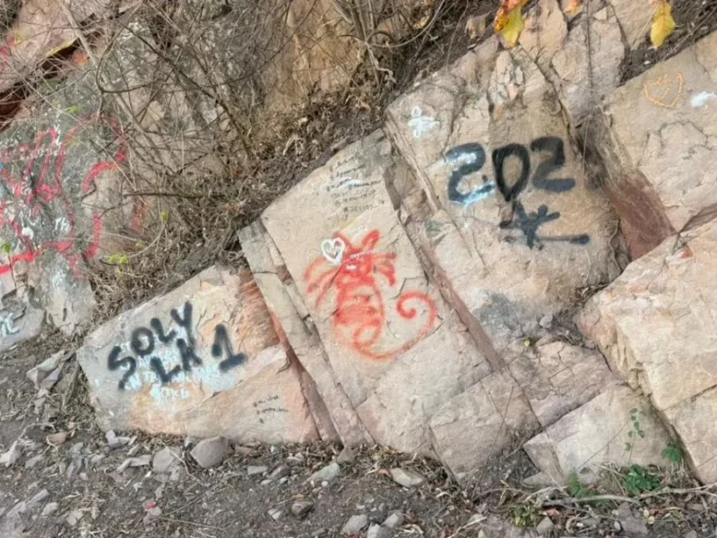 Sendero del Portezuelo: vandalizaron el espacio que había sido recuperado hace menos de un año
