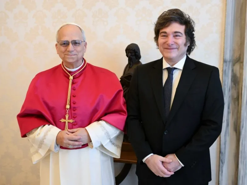Detalles de la reunión que tendrá Milei con el papa León XIV en Argentina