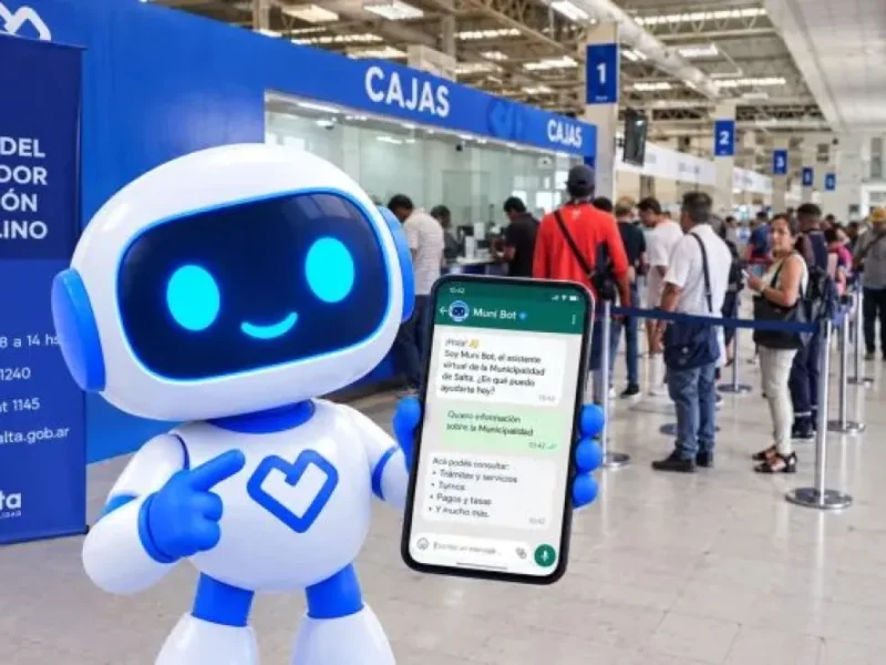 Salta estrena Muni Bot: los trámites municipales que ya pueden iniciarse por WhatsApp