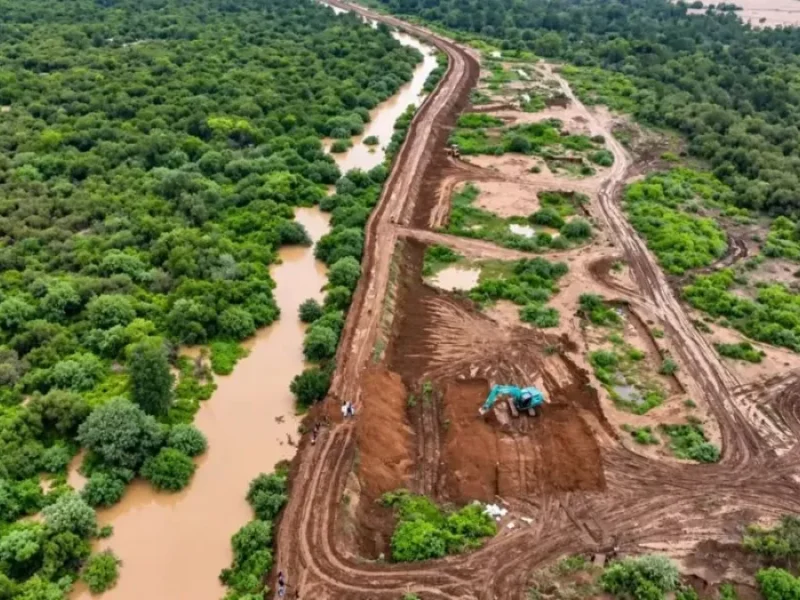 La barrera de 78 kilómetros que busca contener al río Pilcomayo y evitar evacuaciones en Salta