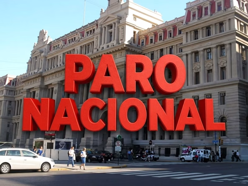 A qué hora empieza el paro nacional del viernes 9 de octubre para equiparar el salario básico con la inflación